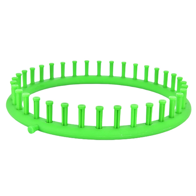 4 rozmiary okrągłe krosna zestaw narzędzi DIY plastikowe okrągłe kółko kreatywny kapelusz sweter wełniany zestaw narzędzi tkackich robić samodzielnego narzędzia dziewiarskie