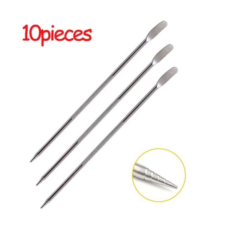 Stainless Steel Coffee Pull Flower Needle Coffee Foam Art Needle Latte Pen Needles Fancy Coffee Stick Barista Decorating Tools: 10 pieces