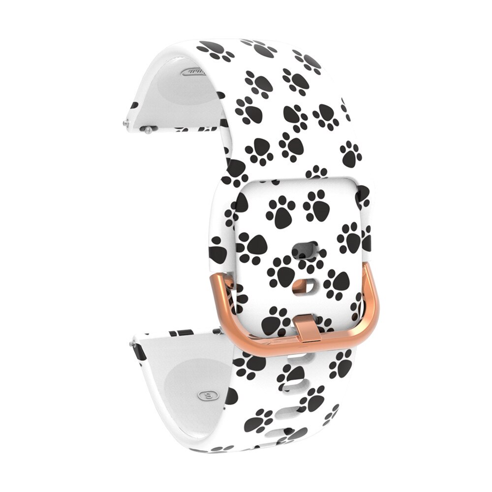 20mm Siliconen Horlogeband - Bloemenprint Band voor Samsung Galaxy Watch 42mm Gear Sport S2: 16