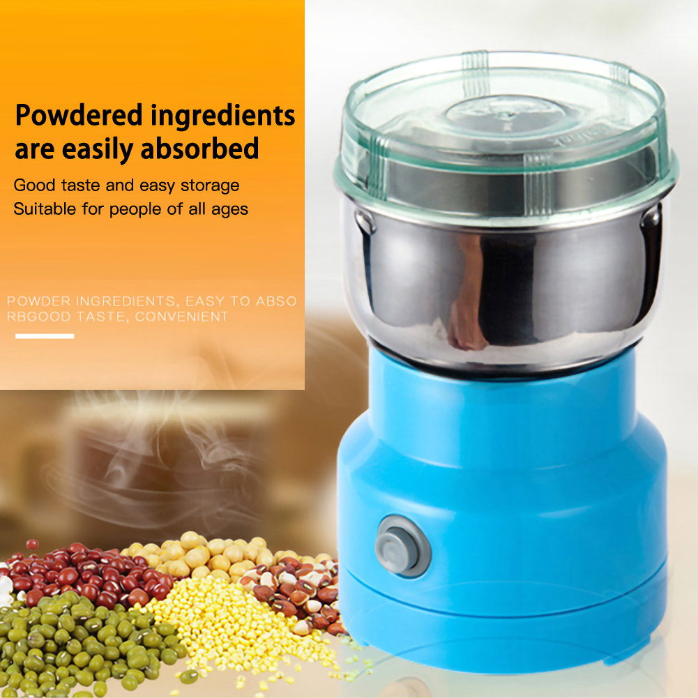 Household Mini Electric Small-scale Processor Grinder Grain Grinder Chinese Kitchen Tools Medicinal Material Rock Sugar Mill
