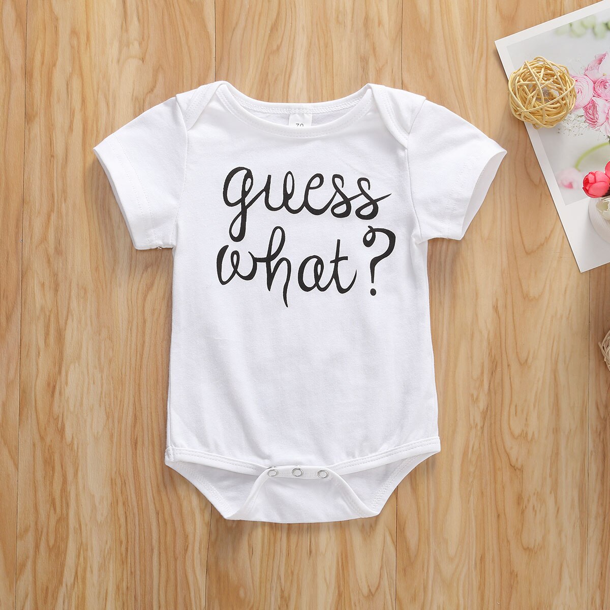 0-12M Nieuw Zomer Baby Baby Meisjes Jongens Jumpsuits Brief Print Shorts Mouwen Romper Tops 2 Kleuren: B / 3M