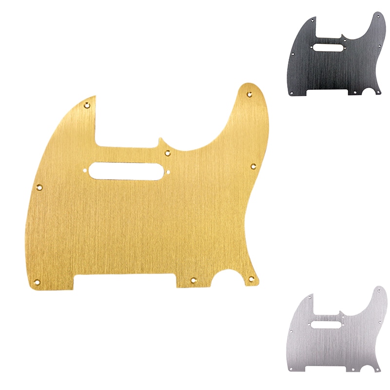 8 Gat Tele Gitaar Slagplaat Metalen Pick Guard Voor Standaard Telecaster Slagplaat Vervanging