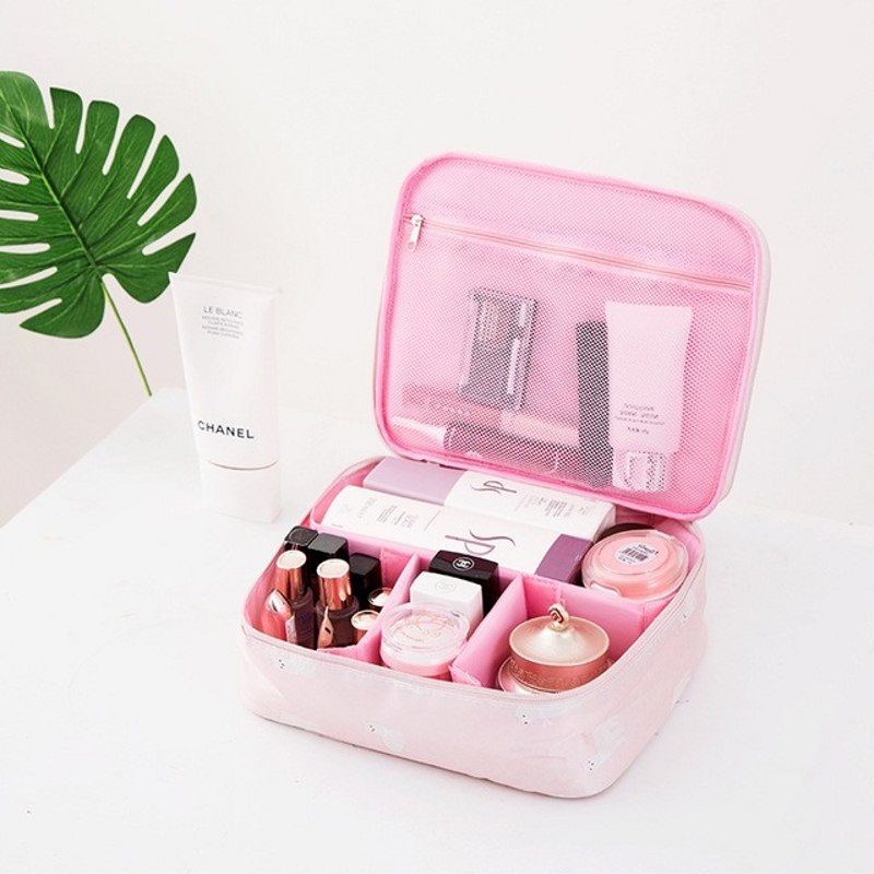 SAFEBET Brand Multifunction Organizer Big capacity Waterproof Portable Cosmetic Bag Man Women Travel Necessity Beauty Makeup Bag: B5