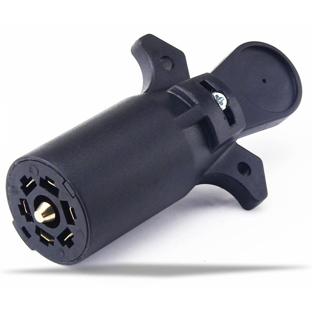 Verdrahtung Circuit-Tester UNS Standard 12V 7 Pin Verdrahtung Circuit-Tester Buchse Erkennen Sonde Stecker Runde Adapter für Anhänger caravan RV