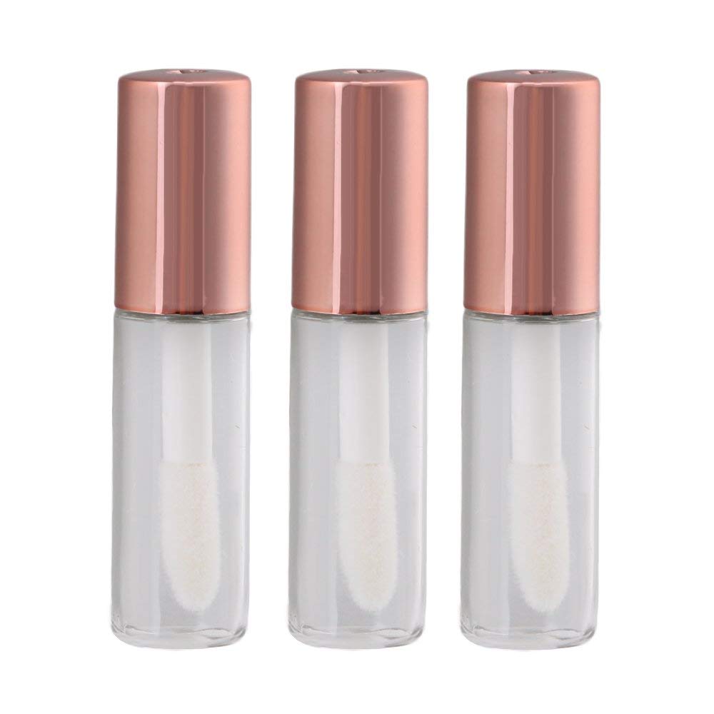 Tube vide en plastique transparent pour brillant à lèvres, contenant de 1.2ml pour Gloss, pour baume à lèvres, outils de maquillage cosmétique avec bouchon, 20 pièces