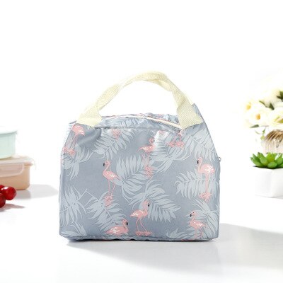 Uovga Oxford Kleine Koeltas Vrouwen Draagbare Lunch Tas Afdrukken Ijs Voedsel Zakken Thermische Zakken Travel Organizer Bolsa Termica: Blue