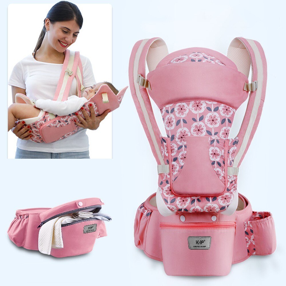 Ergonomisk babykänguru bärsele spädbarn baby höftsits bärsele för barn bärsele för nyfödda: Bärsele 7