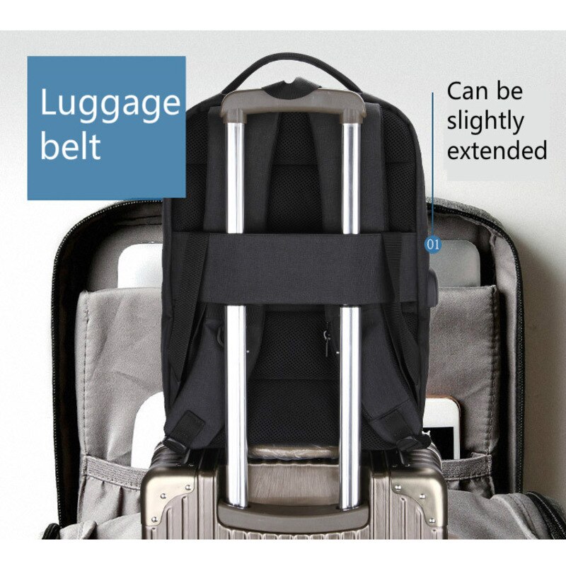 Laptop USB Backpack Anti Theft Men Laptoptas Travel Daypack Male Notebook Computer Backpack For Macbook Air Pro 15 ASUS DELL