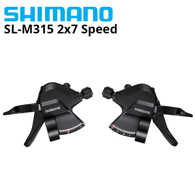 Shimano altus sl -m315 7/8 -trinns girutløser 2 x 7 2 x 8 3 x 7 3 x 8 14/16/21/24 -trinns mtb-sykkel venstre/høyre girspak  m315 m310: Sl -m315 2 x 7s