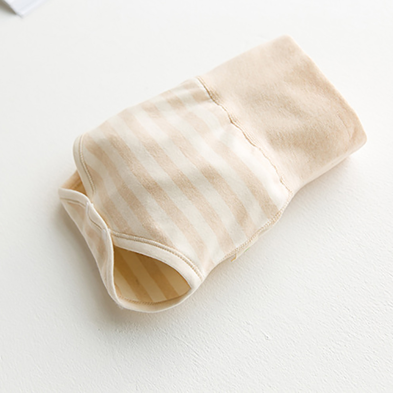 Økologisk farvet bomuld baby undertøj baby shorts baby undertøj høj talje beskyttelse mave