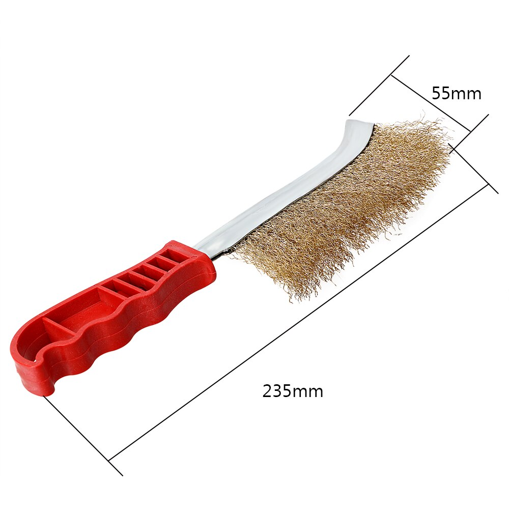 DIYWORK mano de alambre de cobre Alambre de herramienta cepillo de limpieza pintura antioxidante eliminador de Metal Multi propósito