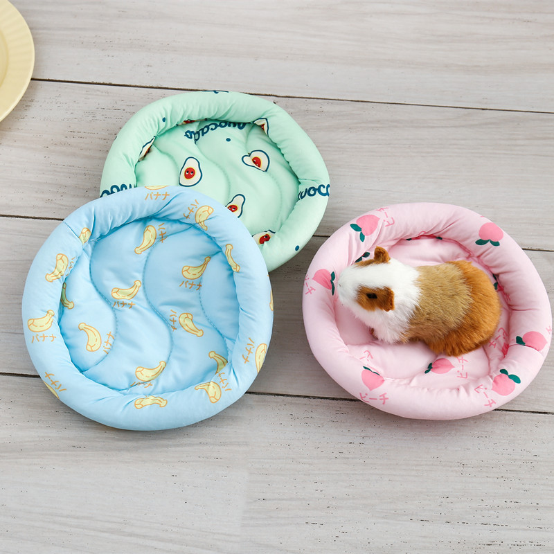 Lit circulaire pour Hamster, tapis de sommeil confortable pour hérisson, écureuil, souris, Rats, cochon d'inde, Chinchilla, petit Animal, coussin doux