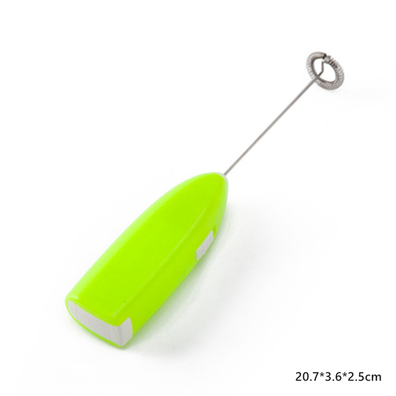 1 PCS Milk Frother Handheld Mixer Foamer Coffee Maker Egg Beater Cappuccino Stirrer Mini Portable Blender Kitchen Whisk Tool: Red