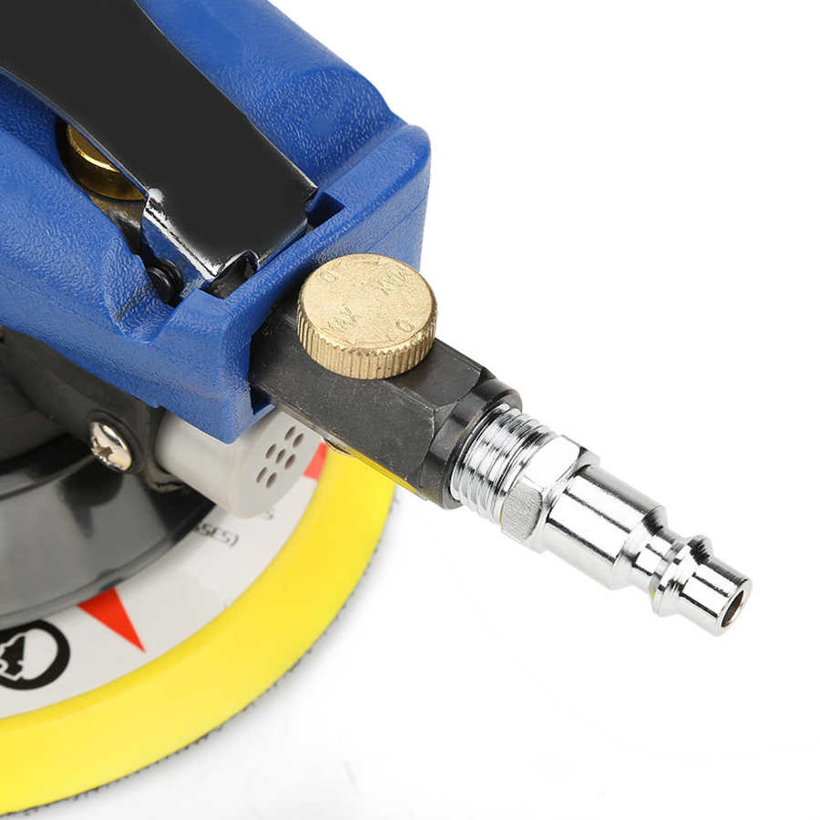 AT-980 Air Random Orbital Sander Round Polisher Pneumatic Hand Sanding Tool