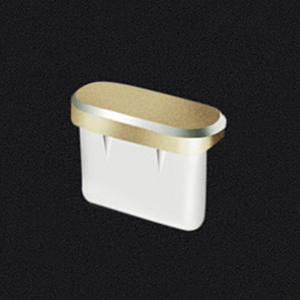 Type-c Dust Plug Aluminium Alloy Type c Mobile Phone USB-C Charger Jack Stopple for Xiaomi Mi5 Mi6 Huawei P9 P10 MacBook: gold