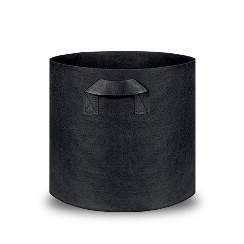 Saco de plantas engrossas preto, saco de cultivo, recipiente de flores, batata, tomate, jardim, plantação de fazenda, casa, saco de cultivo