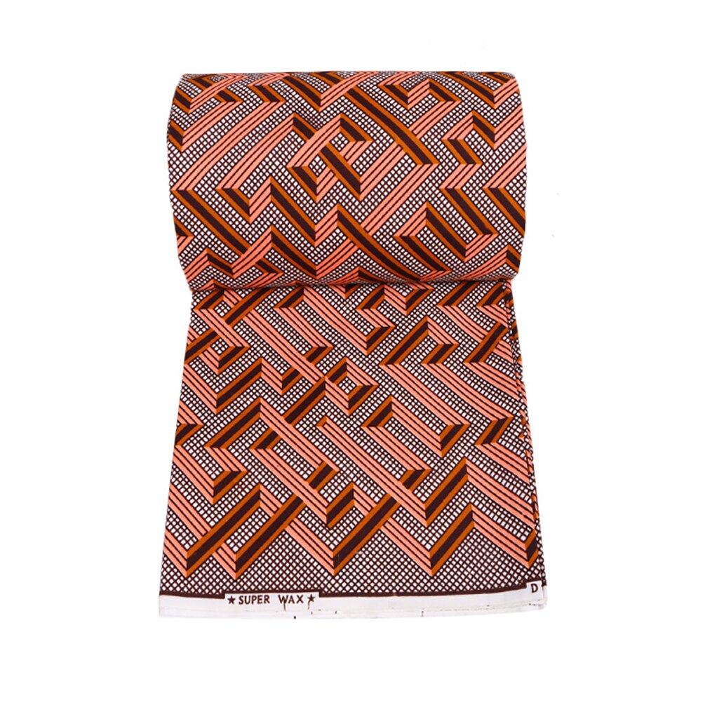 1 Yard Ankara African Wax Fabric 100% Polyester Printed African Batik Fabric for DIY Dress Material