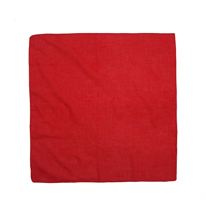 Unisex Hip Hop 100% Cotton Bandana Square Scarf 55 Cm*55cm Black Red Paisley Headband Printed for Women/Men/Boys/Girls: Red