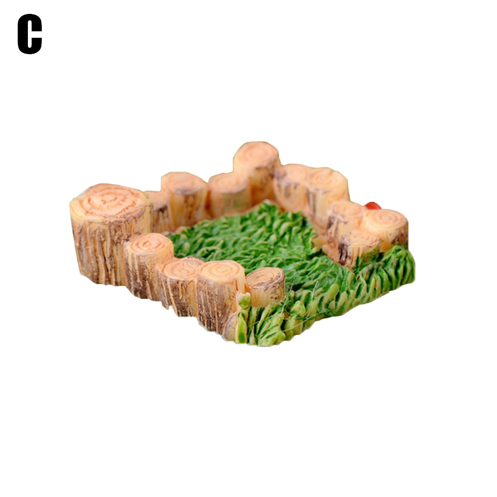 Diy miniatyr mini vattenpool fe trädgård gräsmatta prydnad för berg dockskåp heminredning hantverk: G