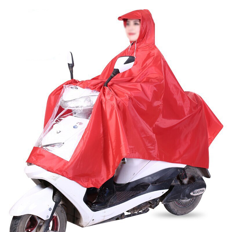 EVA elektrische fiets Regenjas Fiets Waterdichte Kap Poncho Regenkleding Hooded Voor Motorfiets Fiets Mannen Vrouwen Regenhoes: 02