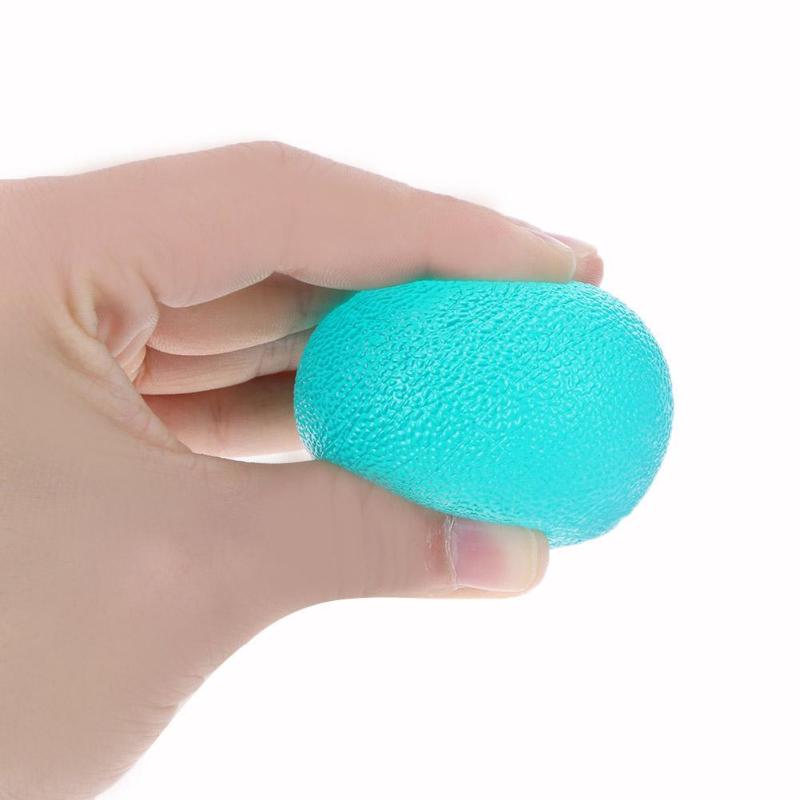 Strength Hand Expander Silicone Grip Muscle Power Train Jelly Fitness Finger Exerciser Ball Finger Exercise Equipment 4 Color