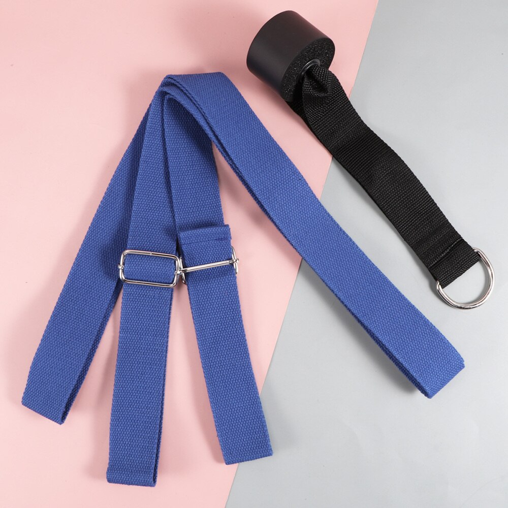 1Pc Elastic Ballet Foot Stretch Band Back Shoulder Flexibility Gymnastic Yoga Pilates Training Ballet Dance Resistance Band (Ros