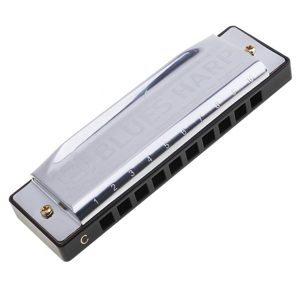 10 Holes Harmonica Diatonische Blues Harp Mondharmonica Muziekinstrument Rvs Voor Kinderen