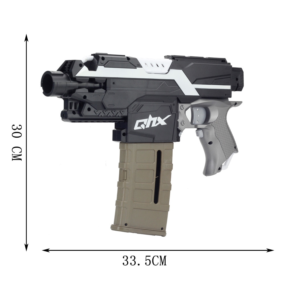 Safety Electric Toy Rifle Outdoor Fun Kids Dart Blaster Toy Gun Electric Burst Soft Bullet Gun Suit Birthday