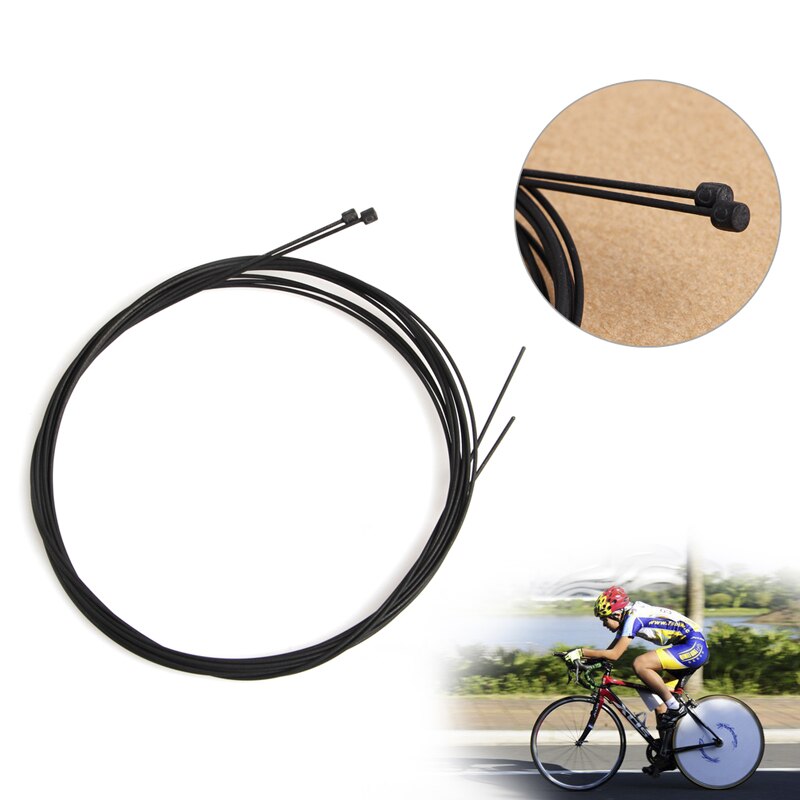 2pcs Bike Bicycle Front Brake Shift Cable Rear Derailleur Wire Coated MTB 62KF