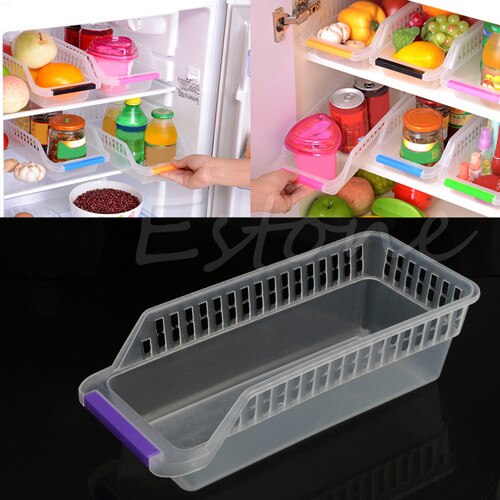 S-home Storage Collecting Box Basket Kitchen Refrigerator Fruit Organiser Rack Utility MAR23: Default Title