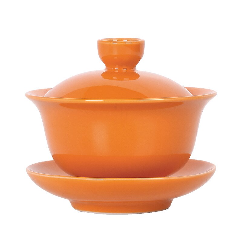 130ml terrin kinesisk keramisk tekop drinkware tekopper kopper porcelæn kinesisk traditionelt tesæt med låg og underkop