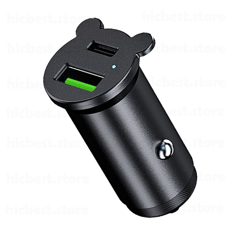 45W Aluminum PD Car Charger for iPhon Car PD Charger PD3.0 FCP SCP AFC Auto Adapter for iPhon 12 SE 11 Pro Samsung S20 Huawei: 4