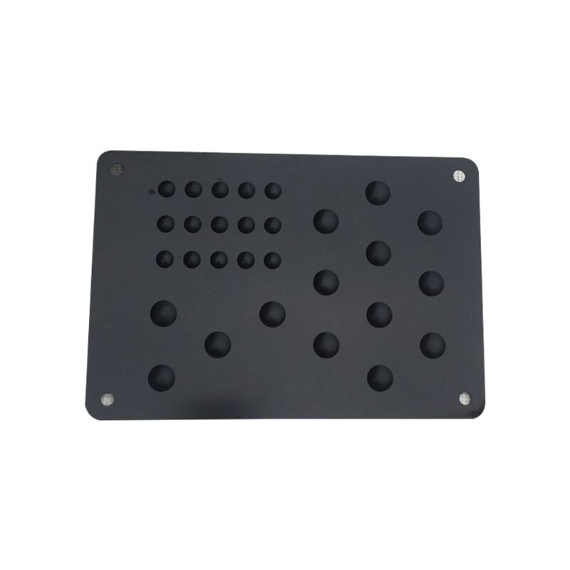 1pc Universal Aluminum Car Floor Mat Patch Non-slip Heel Plate Footrest Carpet Pedal Pad Car Mat Anti-skid