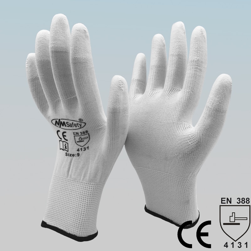 Nmsafety 3 par antistatiske pu hansker/ esd arbeidsfingerhanske