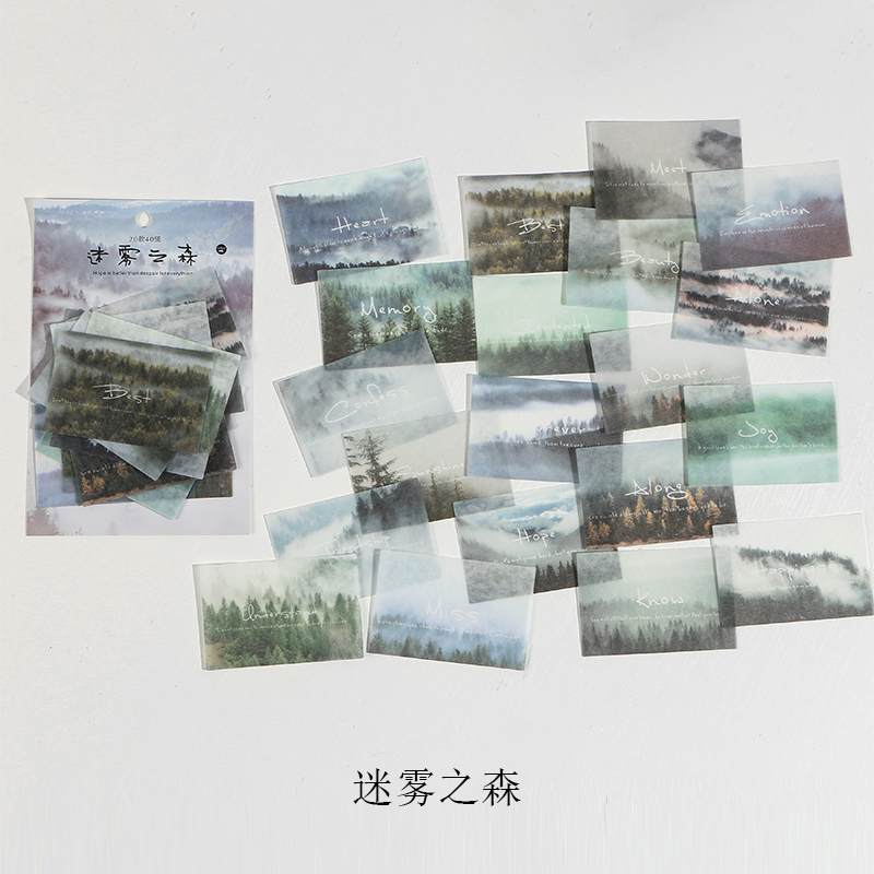 30 pcs/lot INS photo sky Flowers stickers DIY diary Journal decoration label aesthetic sticker album scrapbooking Notebook: I