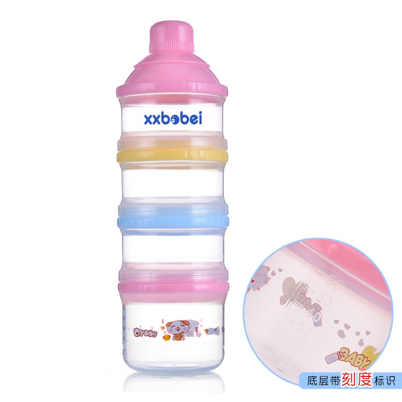 1-2 Floor Formula Milk Storage PP Baby Milk Powder Container Melkpoeder Container Outdoor Formula Dispenser