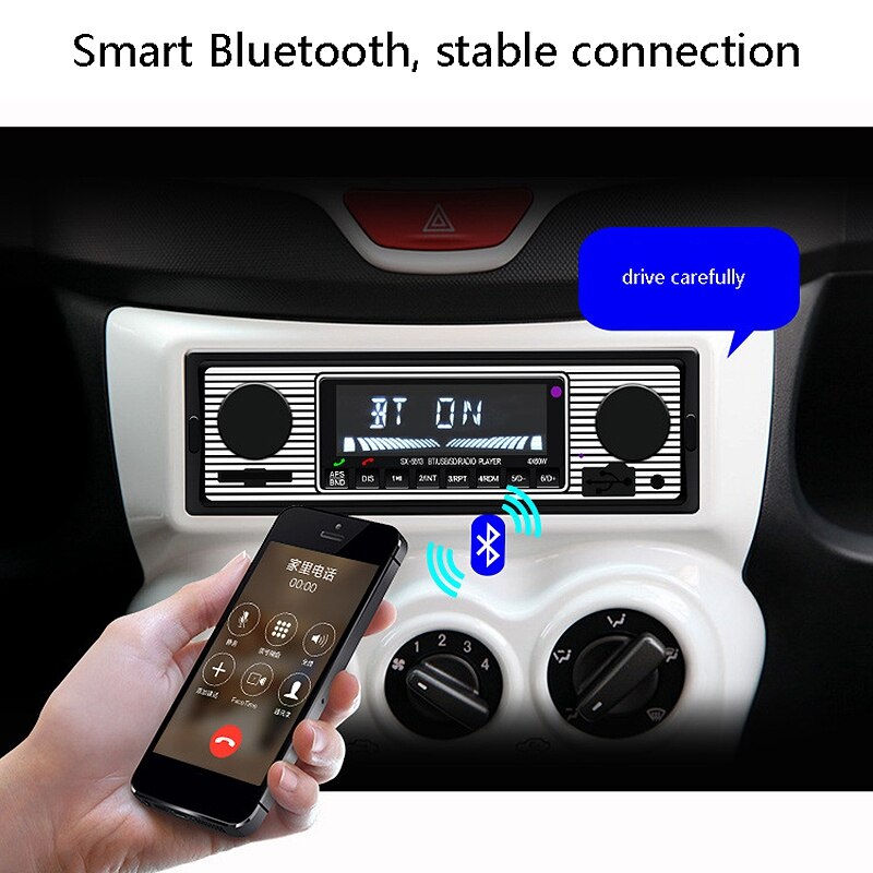 1Din 12V Auto Radio Bluetooth Auto MP3 Speler Usb Aux Fm Auto O Stereo Radio Auto Speler Auto Stereo O-