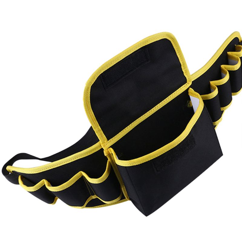 Electrician Drill Tool Bag Waist Pocket Pouch Belt Storage Holder Maintenance Kit