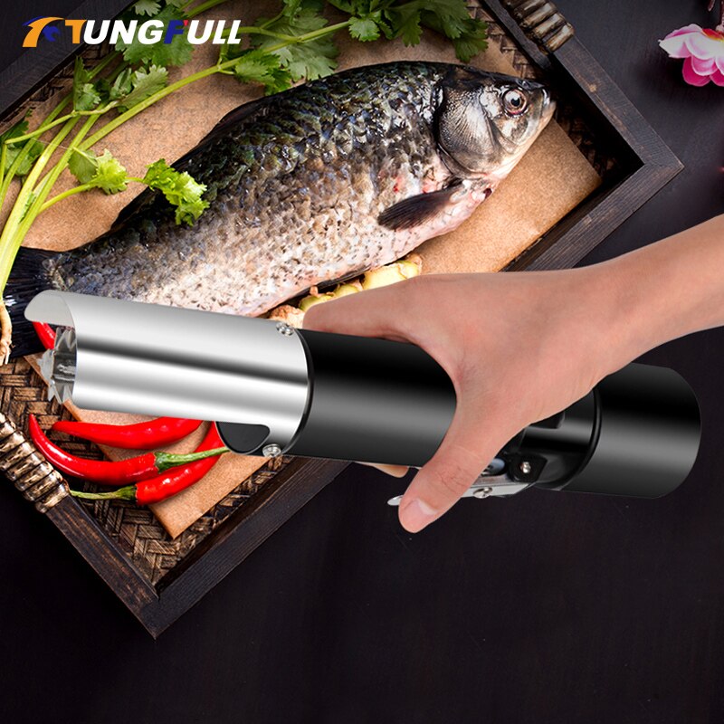 Fully Automatic Scraping Fish Scale Artifact Electric Scraping Fish Scale Killing Tool in Addition To Fish Scale Waterproof