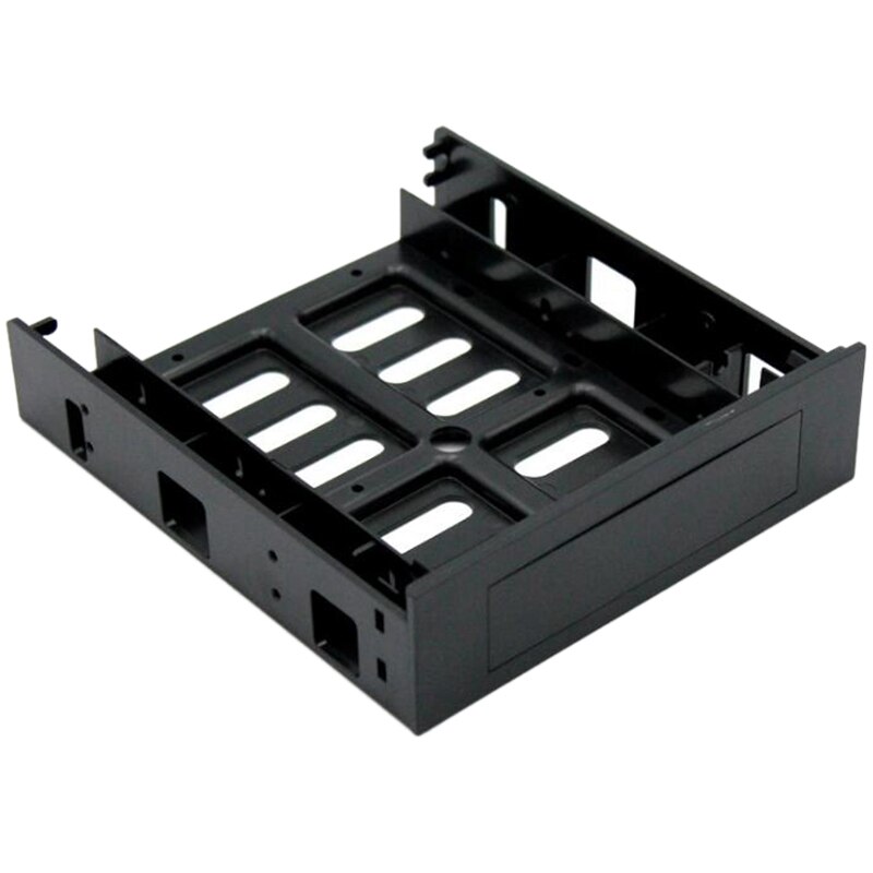 5.25 pollici CD-ROM Spazio per 3.5 pollici da 2.5 pollici SATA HDD Mobile Rack Staffa Enclosure Nero per PC