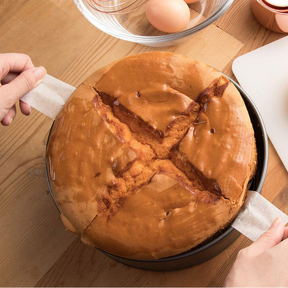 100pcs Round Cake Pan Liner Non-Stick Silicone Paper Baking Sheet Paper Parchment Pads
