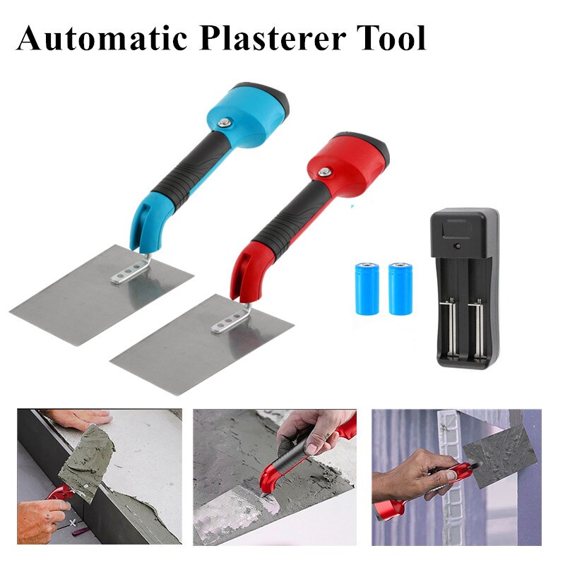 Automatic Plasterer Tool Concrete Trowel Scraping Dust Trowel Stainless Steel Plaster Trowel Wall Plastering Tool Tile Machine