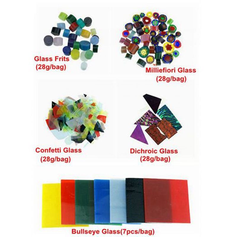 Glass Kiln Kits(9items/set) For DIY Glass Pendants in Glass Kiln kits by E-packet fast