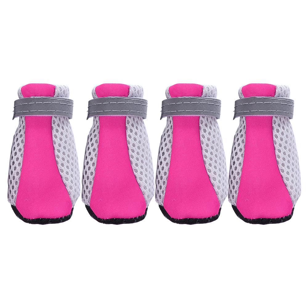 Protectores de patas para perros pequeños y grandes con raya reflectante, pavimento , suministros para mascotas, botas para perros, zapatos para perros, Botas de lluvia para mascotas