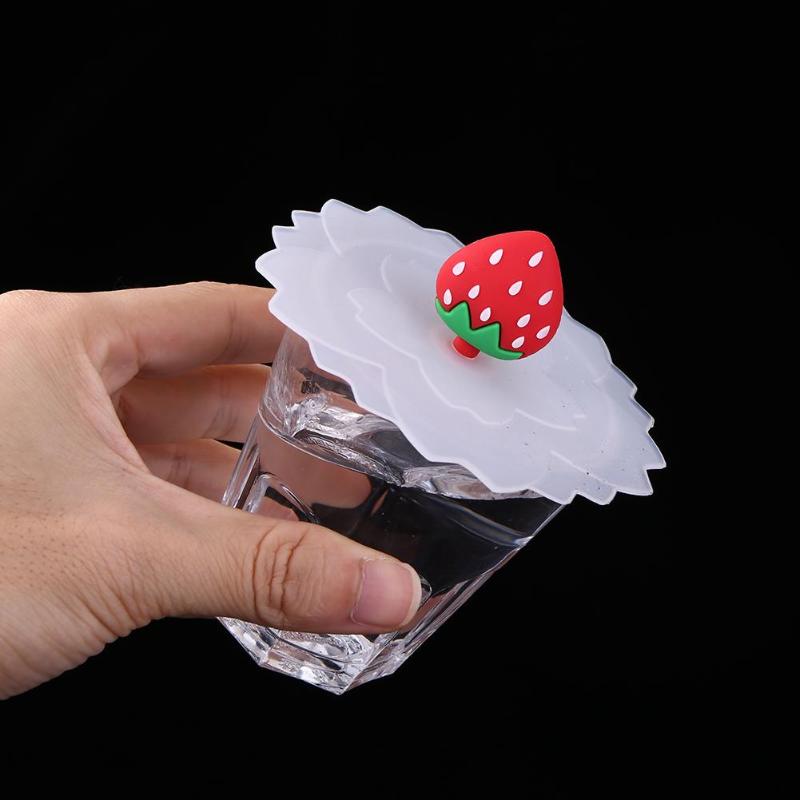 Anti-damm återanvändbar hög temperaturbeständighet förseglade koppar lock söt silikon kopp täcke temugg koppar sugförslutningslock