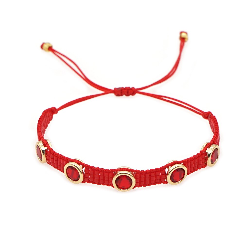 Go2boho Turkish Evil Eye Bracelet For Women Jewelry Miyuki Handmade Woven Pulsera Mujer Moda Greek Eye Bracelets Set: MI-B200221A