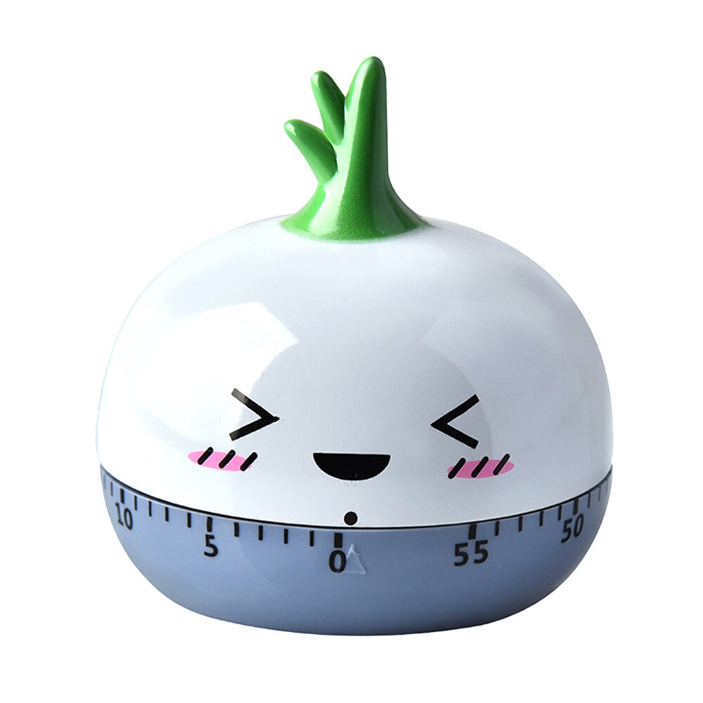 Kitchen Cooking Countdown Timers 60 Minute Mechanical Timer Alarm Timer Reminder Clock Baking Study Helper Kitchen Tools: onion