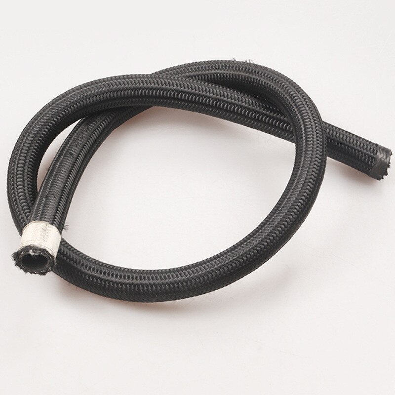 1 Meter Braided Oil Line Fuel Hose Oil Gasoline Brake Line Hose Nylon Fuel line Hose AN4 AN6 AN8 AN10 AN12