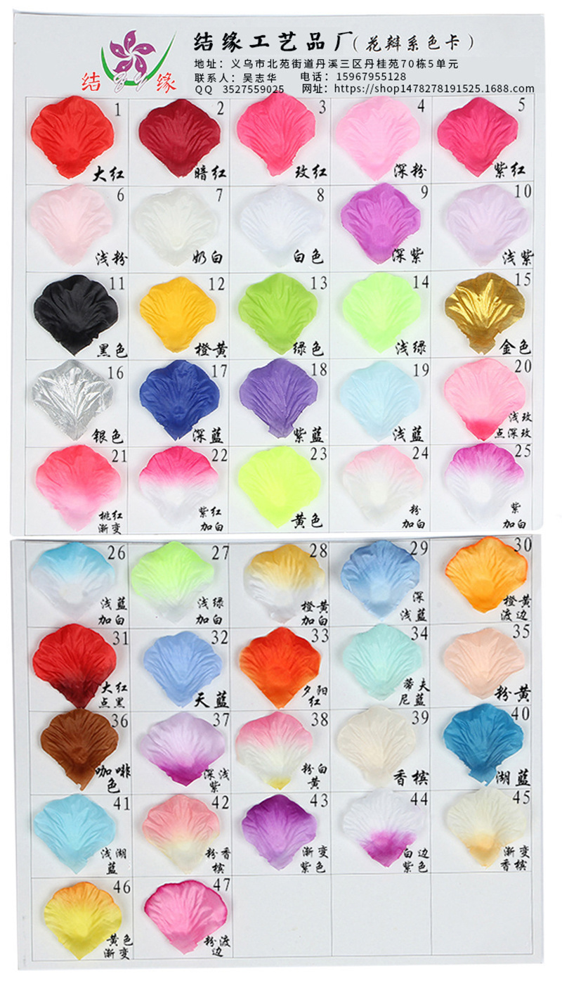 100PCS 5*5CM Silk Rose Petals for Wedding Decoration Romantic Artificial Rose Flower Wedding Accessories Petalos De Rosa