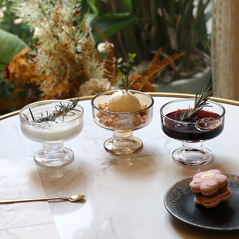 Taza de postre transparente de 200ml, vaso de – Grandado